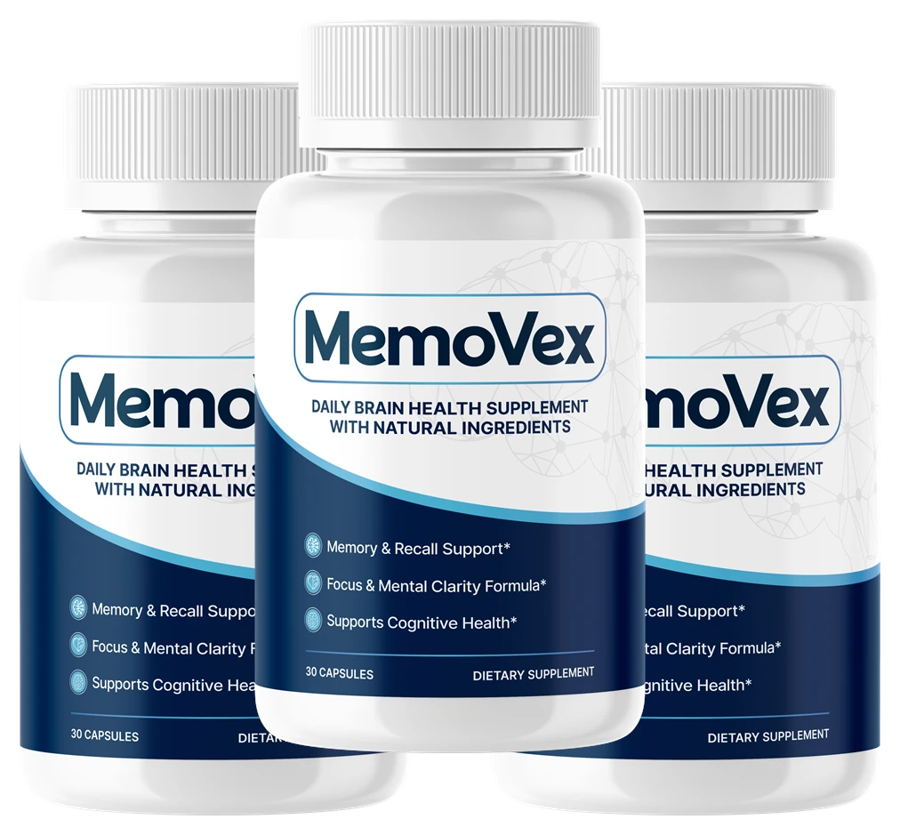 3 Bottles of MemoVex capsules